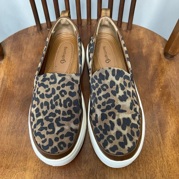 BareTraps Shoes - Baretraps Nevin Leopard Sneakers Slip On Shoes Sz 8 comfy casual shoes